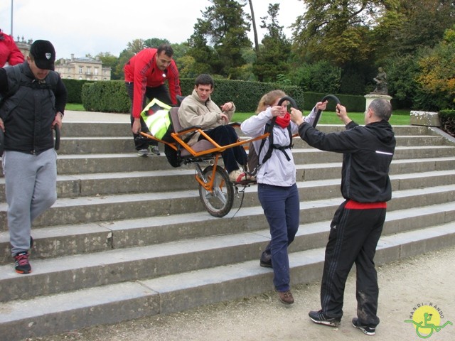 randonnée sportive avec joëlettes, Tervuren, 2012